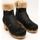 Zapatos Mujer Botines Zabba Difference 35-B9 BREA POTRO Negro
