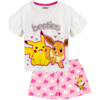 textil Niña Pijama Pokemon  Multicolor
