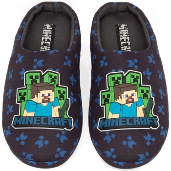 Zapatos Niño Pantuflas Minecraft  Azul