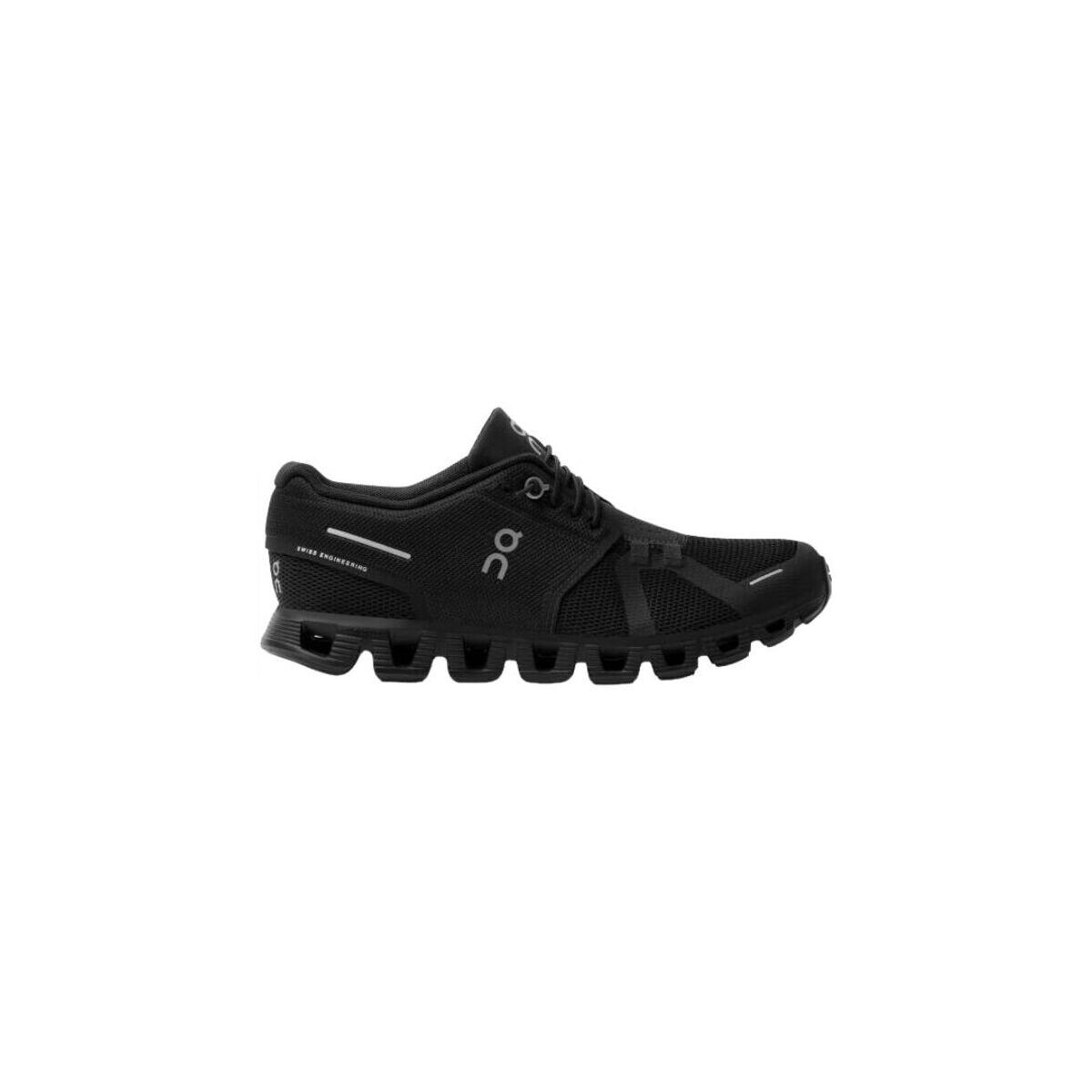 Zapatos Mujer Deportivas Moda On Running Zapatillas Cloud 5 Mujer All Black Negro