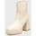 Zapatos Mujer Botines Top 3 Shoes 22926 Beige