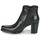 Zapatos Mujer Botines Freelance PADDY 7 ZIP BOOT Negro