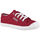 Zapatos Mujer Deportivas Moda Kawasaki Tennis Canvas Shoe K202403 4042 Picante Rojo