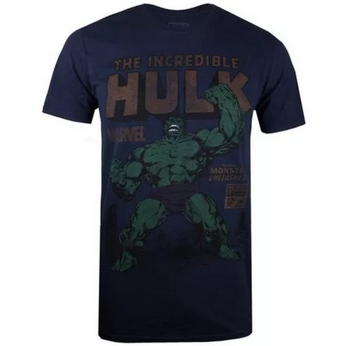 textil Hombre Camisetas manga larga Hulk Rage Azul