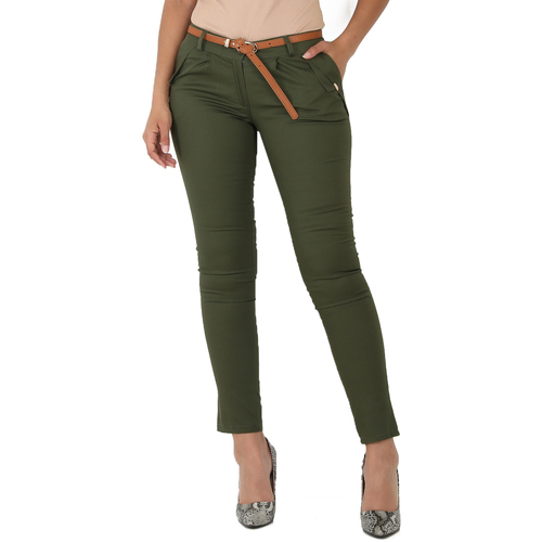textil Mujer Pantalones La Modeuse 18541_P52472 Verde