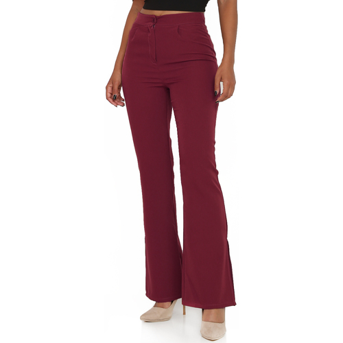 textil Mujer Pantalones La Modeuse 18790_P53334 Rojo