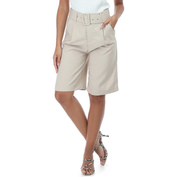 textil Mujer Shorts / Bermudas La Modeuse 21103_P57905 Beige