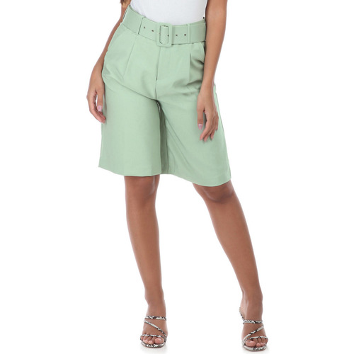 textil Mujer Shorts / Bermudas La Modeuse 21105_P57913 Verde