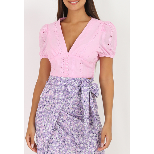 textil Mujer Tops / Blusas La Modeuse 23691_P59217 Rosa