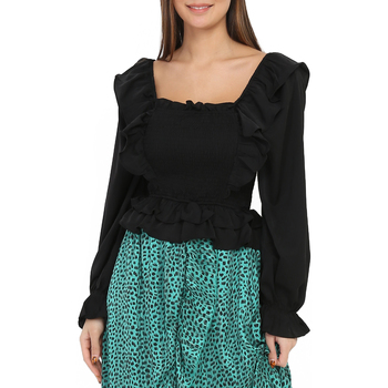 textil Mujer Tops / Blusas La Modeuse 23875_P59478 Negro