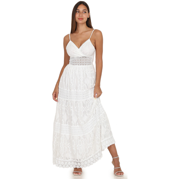 textil Mujer Vestidos La Modeuse 28848_P67350 Blanco