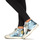 Zapatos Mujer Zapatillas altas Meline NKC1151 Azul / Leopardo