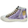 Zapatos Mujer Zapatillas altas Meline NKC1151 Oro / Violeta
