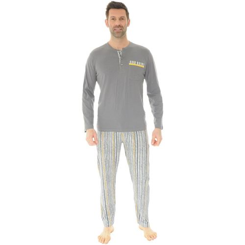 textil Hombre Pijama Christian Cane SILVIO Gris