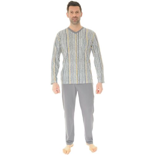 textil Hombre Pijama Christian Cane SILVIO Gris