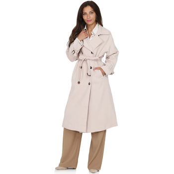 textil Mujer Trench La Modeuse 62389_P141657 Beige