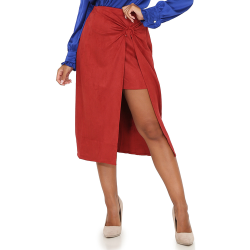 textil Mujer Faldas La Modeuse 63642_P144943 Rojo
