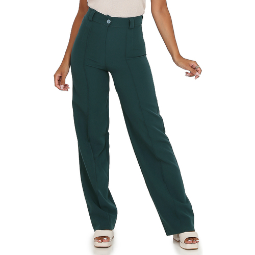 textil Mujer Pantalones La Modeuse 63693_P145049 Verde