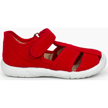 Zapatos Niña Zapatillas bajas Pisamonas Pepito sandalia tira adherente    niño puntera reforzada Rojo