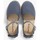 Zapatos Niña Sandalias Pisamonas alpargatas picado con hebilla lazo trasero Azul