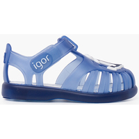 Zapatos Niña Zapatos para el agua Pisamonas Cangrejeras Náutico Tira Adherente Azul