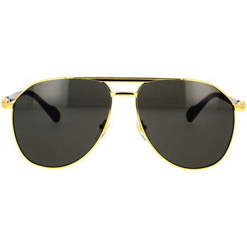 Relojes & Joyas Hombre Gafas de sol Gucci Occhiali da Sole  GG1220S 001 Oro