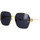 Relojes & Joyas Mujer Gafas de sol Gucci Occhiali da Sole  GG1207SA 002 Oro