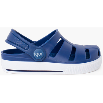 Zapatos Niña Zapatos para el agua IGOR Zuecos goma tipo tenis tira trasera Azul