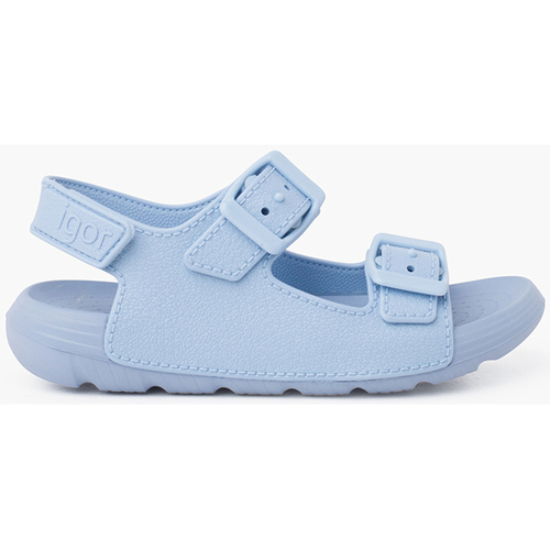 Zapatos Niña Zapatos para el agua Pisamonas sandalias doble hebilla suela eva colores tira adherente Azul