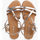 Zapatos Niña Sandalias Pisamonas sandalias metalizadas piel con pulsera mujer Gris