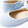 Zapatos Niña Bailarinas-manoletinas Pisamonas Mercedita Escotada Detalle Botón Cierre Adherente Azul