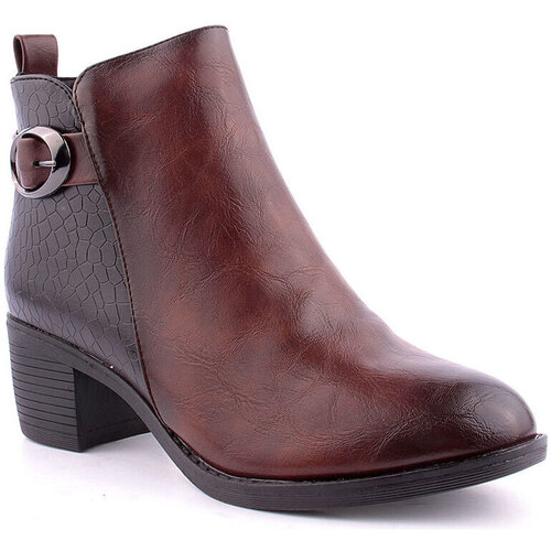 Zapatos Mujer Botines Bebracci L Ankle boots CASUAL Marrón
