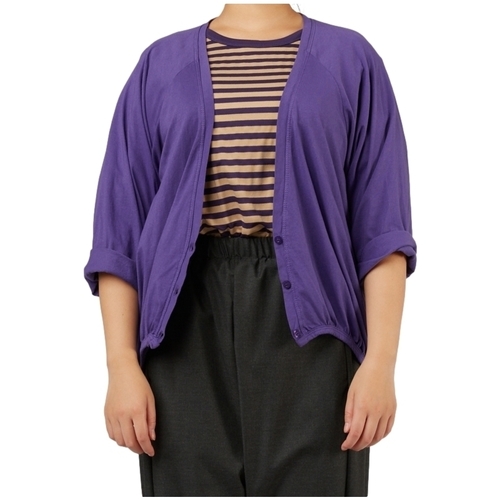textil Mujer Abrigos Wendy Trendy Top 221062 - Purple Violeta