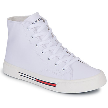 Zapatos Mujer Zapatillas altas Tommy Jeans TOMMY JEANS MC WMNS Blanco