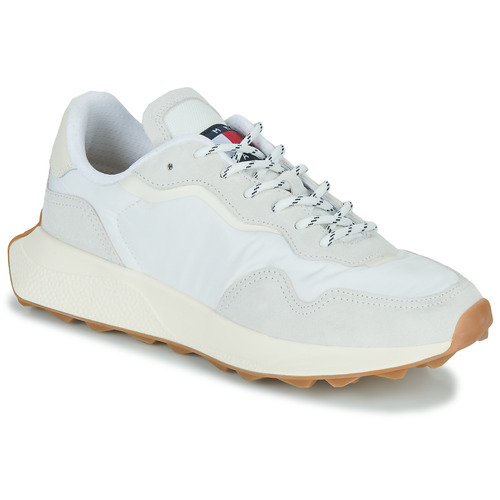 Zapatos Mujer Zapatillas bajas Tommy Jeans TOMMY JEANS WMNS NEW RUNNER Blanco / Crudo