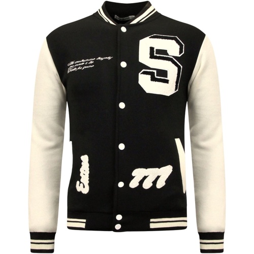 textil Hombre Chaquetas / Americana Enos College Jacket Vintage Negro