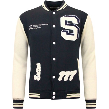 textil Hombre Chaquetas / Americana Enos College Jacket Heren Vintage Navy Multicolor