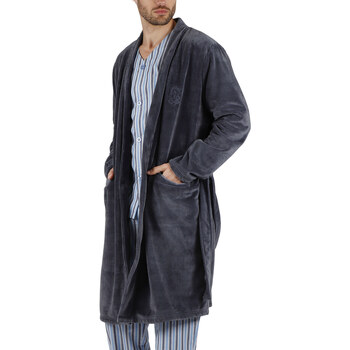 textil Hombre Pijama Admas Bata Every Stripes Azul