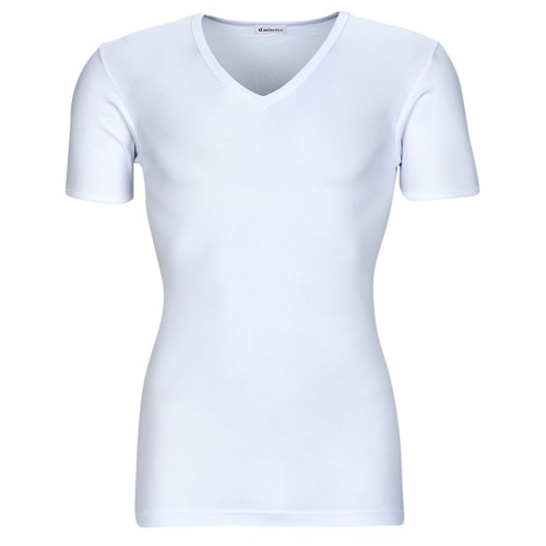 textil Hombre Camisetas manga corta Eminence T-SHIRT COL V MC Blanco