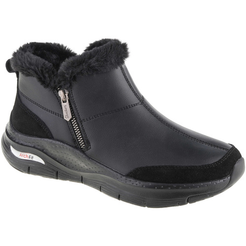Zapatos Mujer Botas de caña baja Skechers Arch Fit - Casual Hour Negro