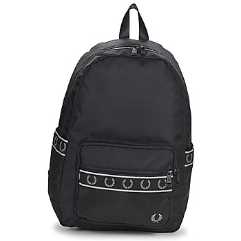Bolsos Hombre Mochila Fred Perry CONTRAST TAPE BACKPACK Negro