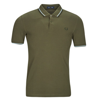 textil Hombre Polos manga corta Fred Perry TWIN TIPPED FRED PERRY SHIRT Kaki