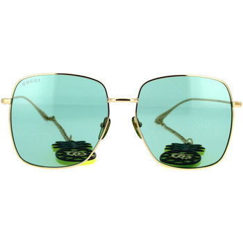 Relojes & Joyas Mujer Gafas de sol Gucci Occhiali da Sole  GG1031S 008 con Ciondolo Oro