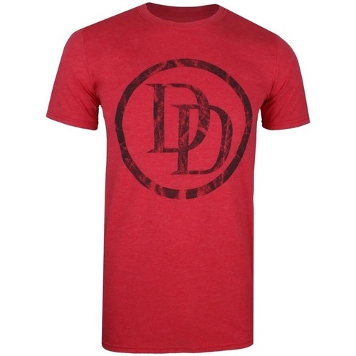 textil Hombre Camisetas manga larga Daredevil TV1632 Rojo