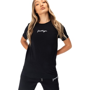 textil Mujer Camisetas manga larga Hype HY6171 Negro