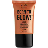 Belleza Iluminador  Nyx Professional Make Up Born To Glow Liquid Illuminator sun Goddess 