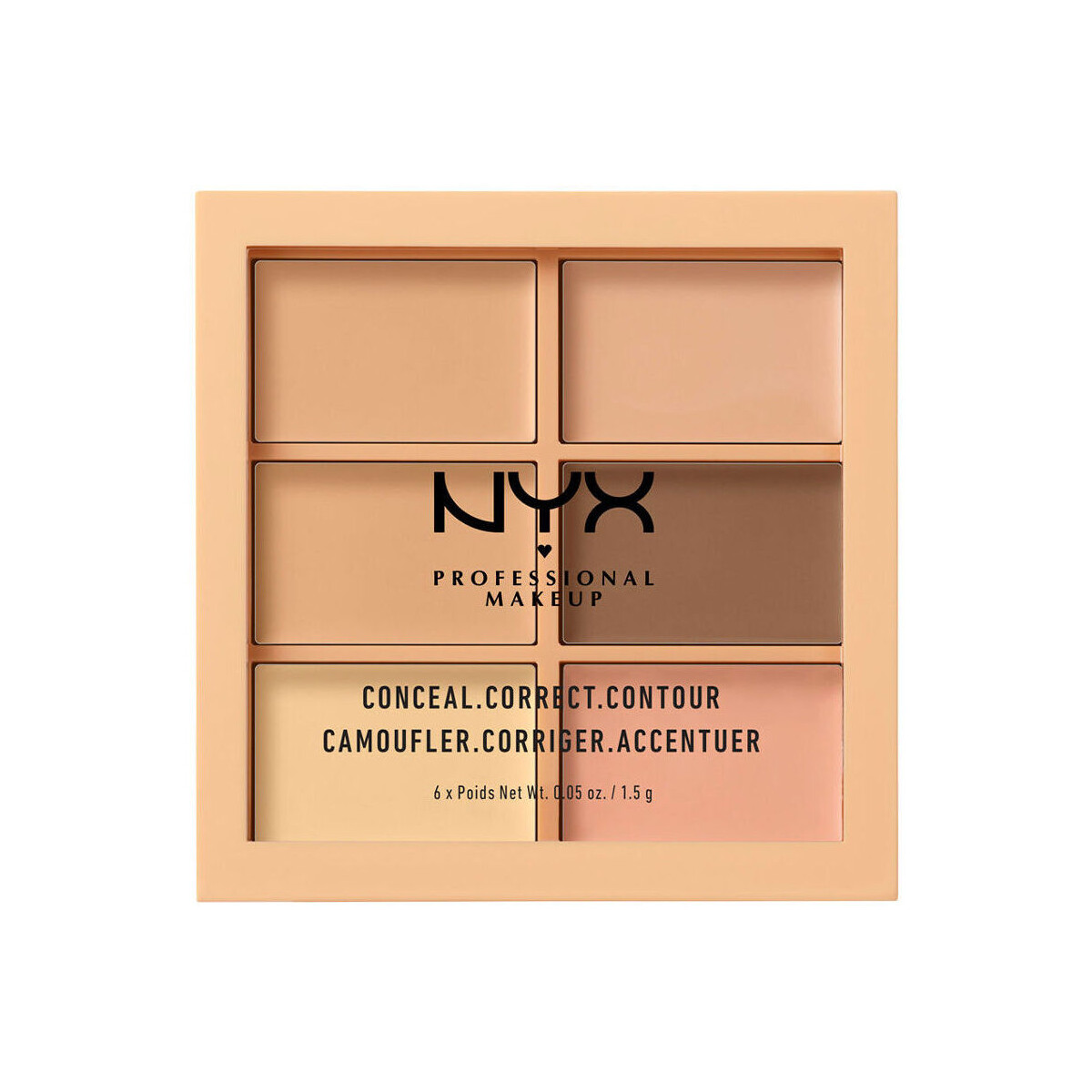 Belleza Base de maquillaje Nyx Professional Make Up Conceal Correct Contour light 6x1,5 