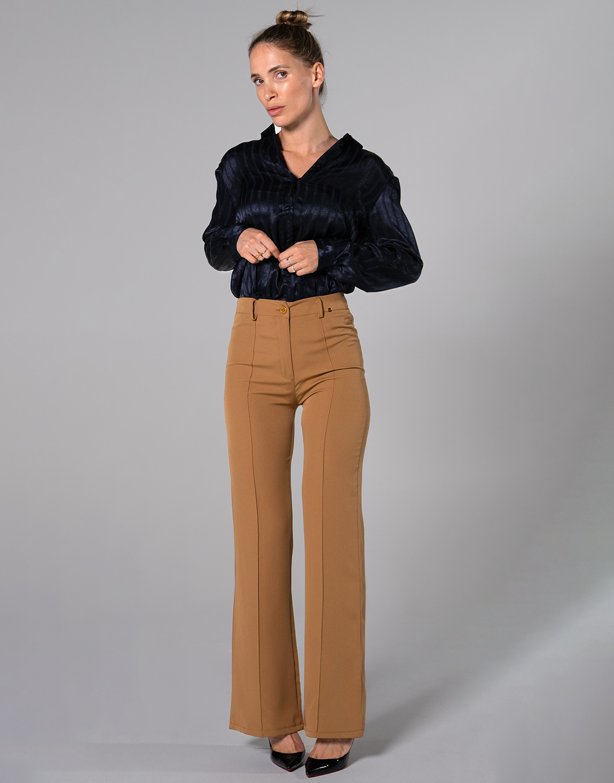 textil Mujer Pantalones con 5 bolsillos THEAD. KLOE PANT Camel