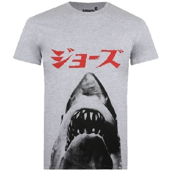 textil Hombre Camisetas manga larga Jaws  Gris