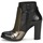 Zapatos Mujer Botines Etro FEDRA Negro / Kaki / Plateado
